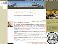Tablet Screenshot of aadl.org